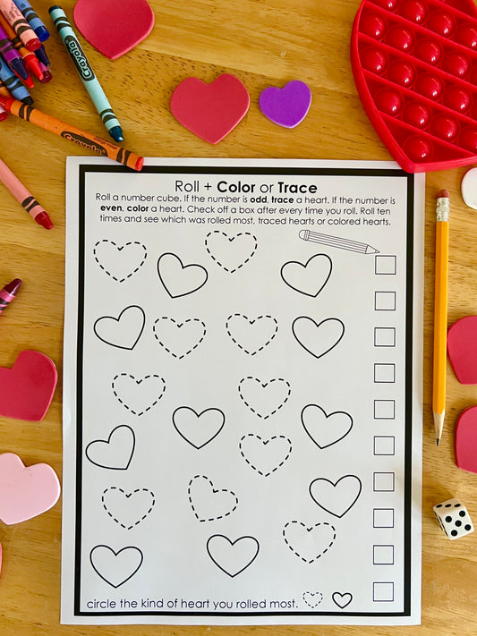 Fine Motor Valentine Game