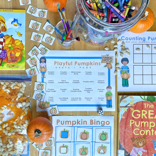 Playful Pumpkins Learn & Play Calendar