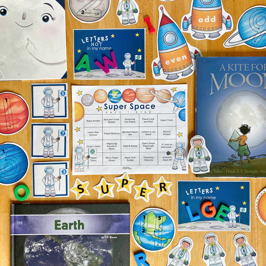 Super Space Learn + PLAY Calendar