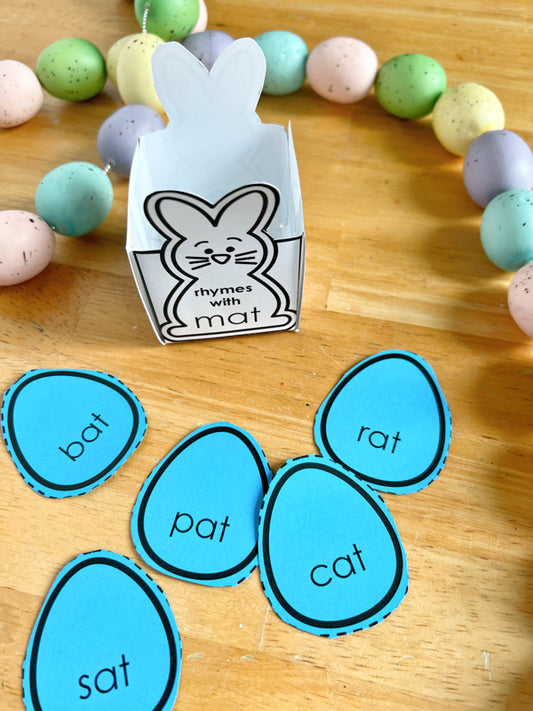 Word Family Bunny Basket