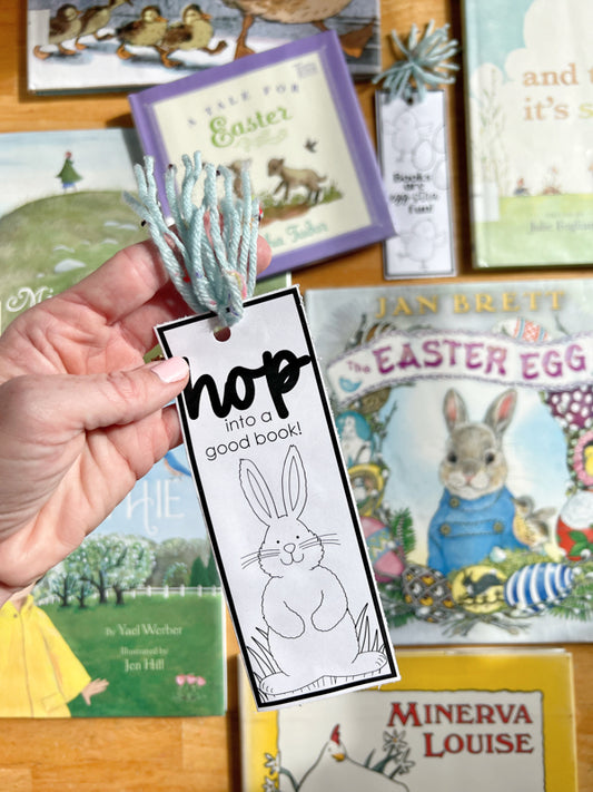 Easter Reading Log Bookmarks