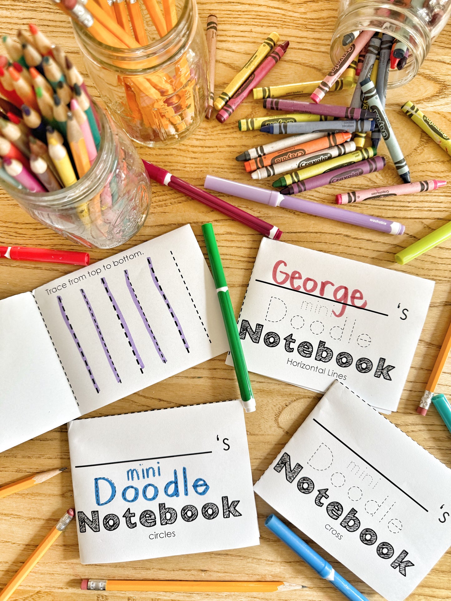 Mini Doodle Notebooks