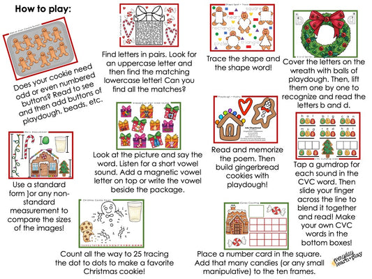 Jolly Gingerbread PLAYmat