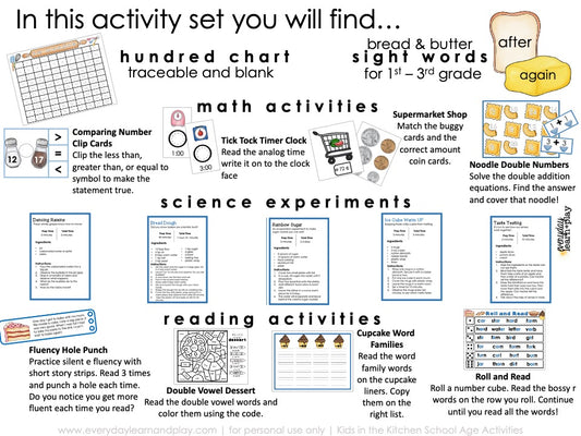 Kids in the Kitchen School Age Activities