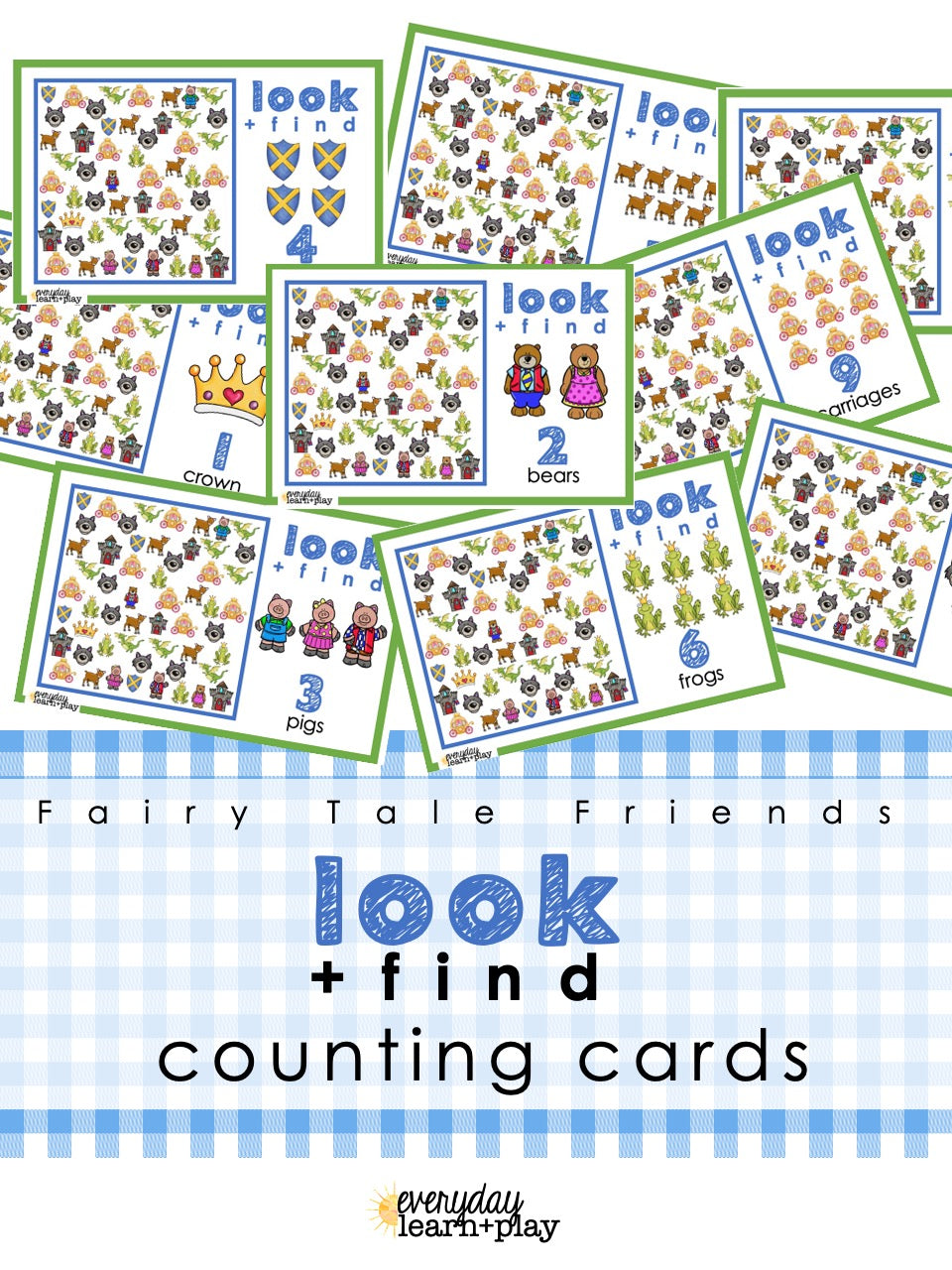 Look + Find Counting Cards