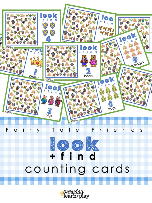 Look + Find Counting Cards