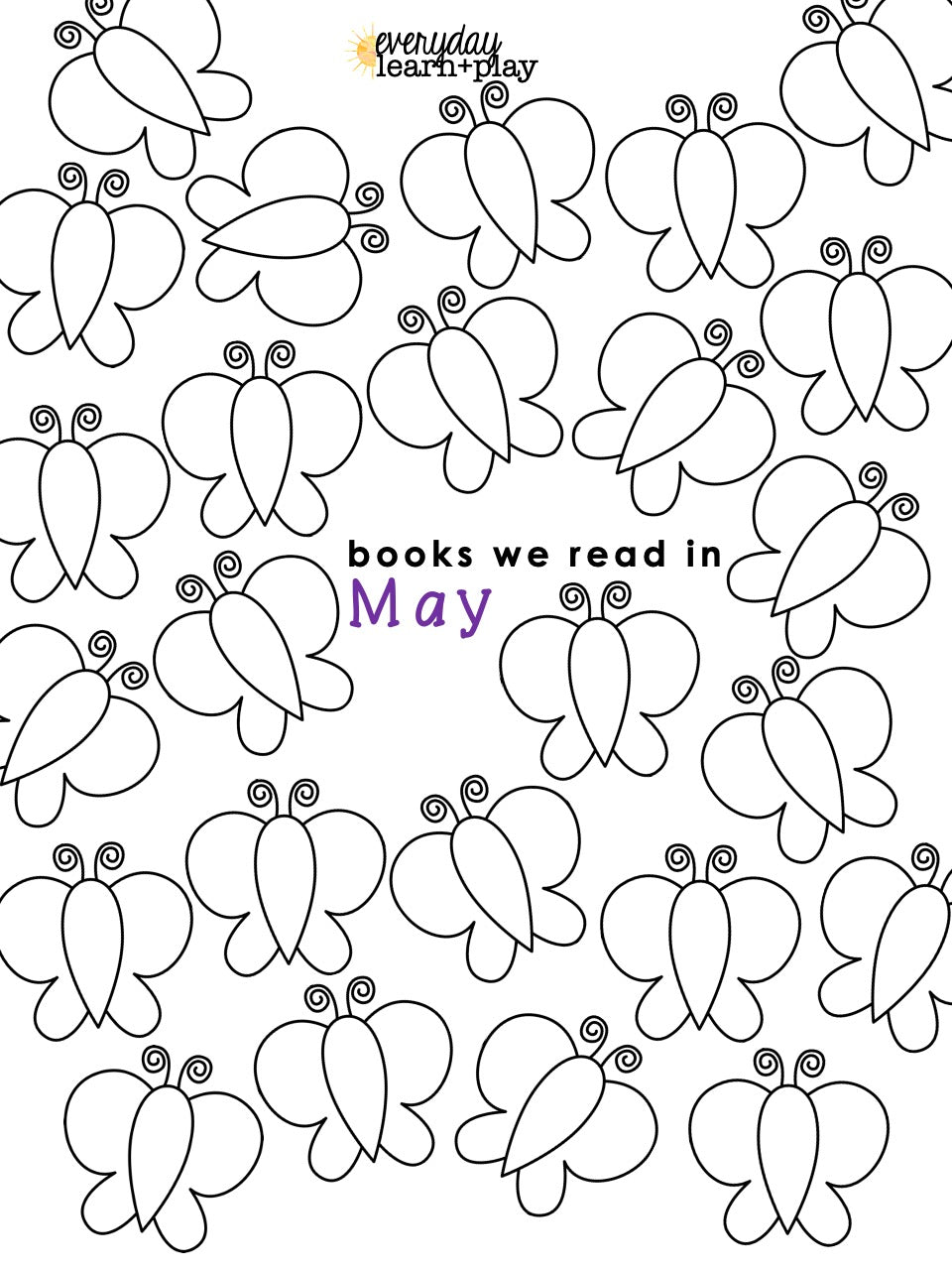 May Reading Log Everyday Learn PLAY
