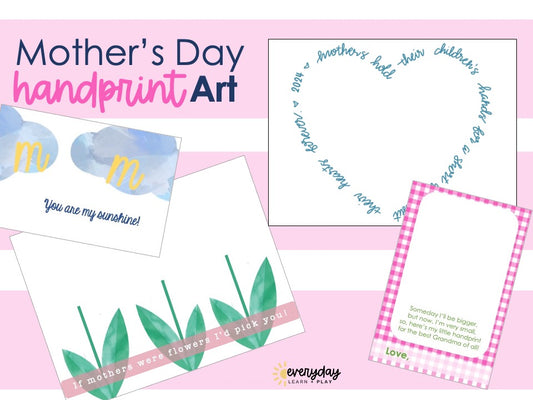 Mother's Day Handprint Crafts *updated for 2024*