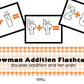 Snowman Addition Flashcards