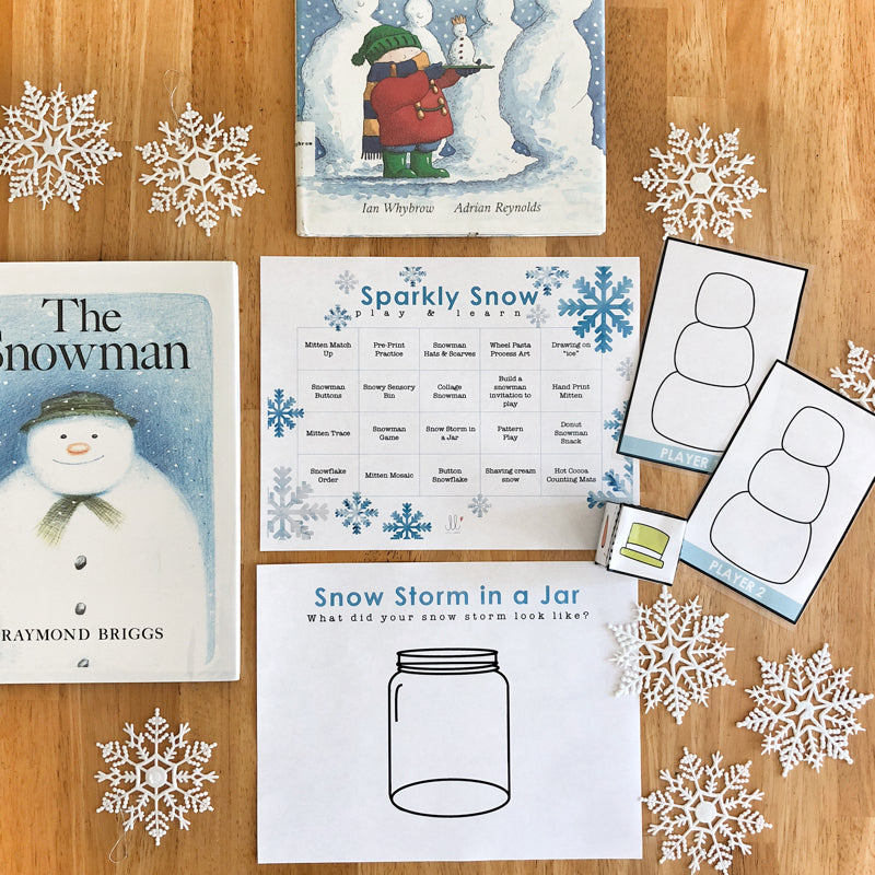 Sparkly Snow Learn & Play Calendar