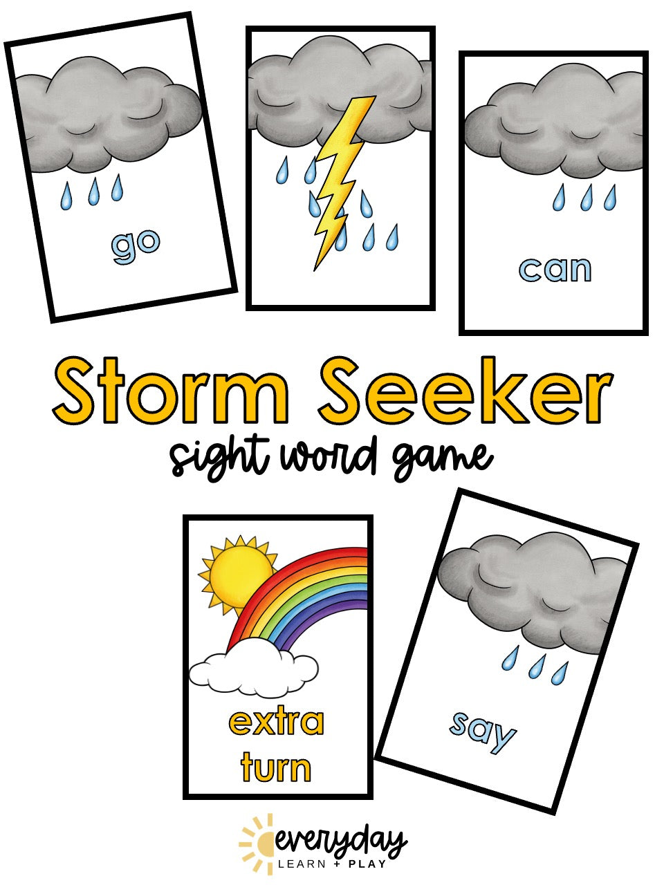 Storm Seeker Sight Word Game