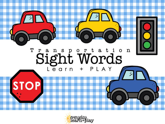 Things That Go Sight Word Set