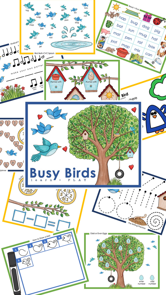 Busy Birds Learn + PLAYmat