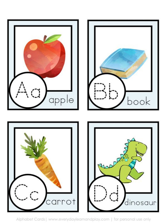 Traceable Alphabet Cards