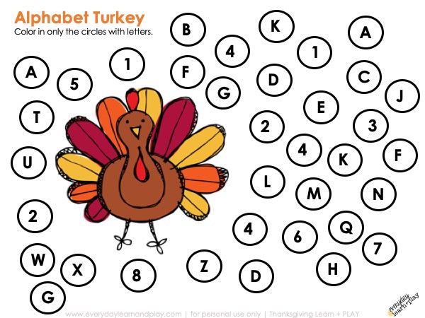 Alphabet Turkey – Everyday Learn + PLAY
