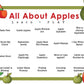 All About Apples Learn & Play Calendar