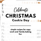 Christmas Cookie Day Activity Set