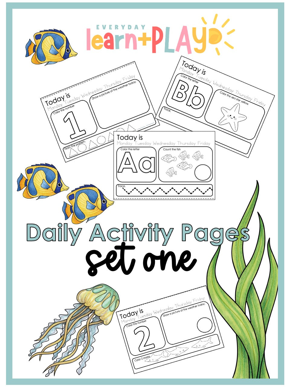 Daily Activity Pages-August