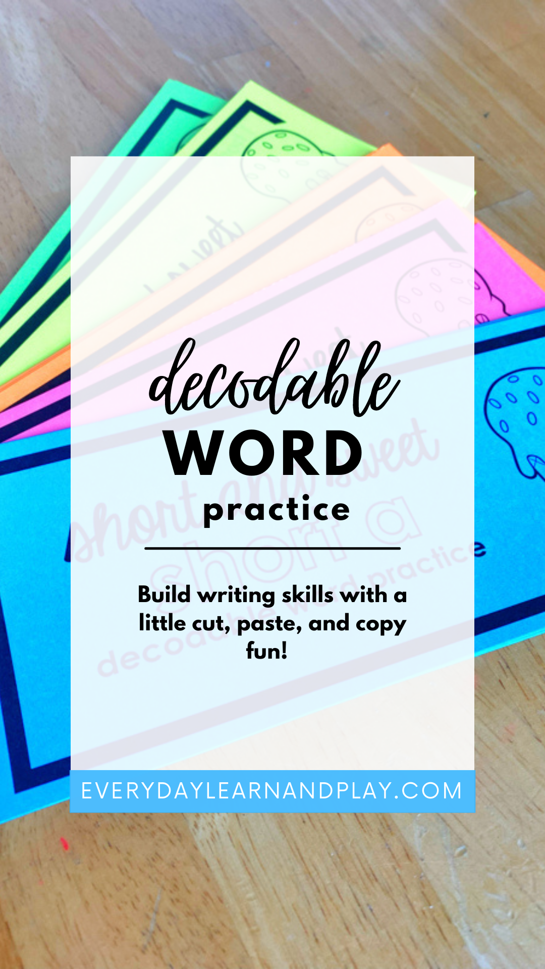 Short and Sweet Decodable Word Practice