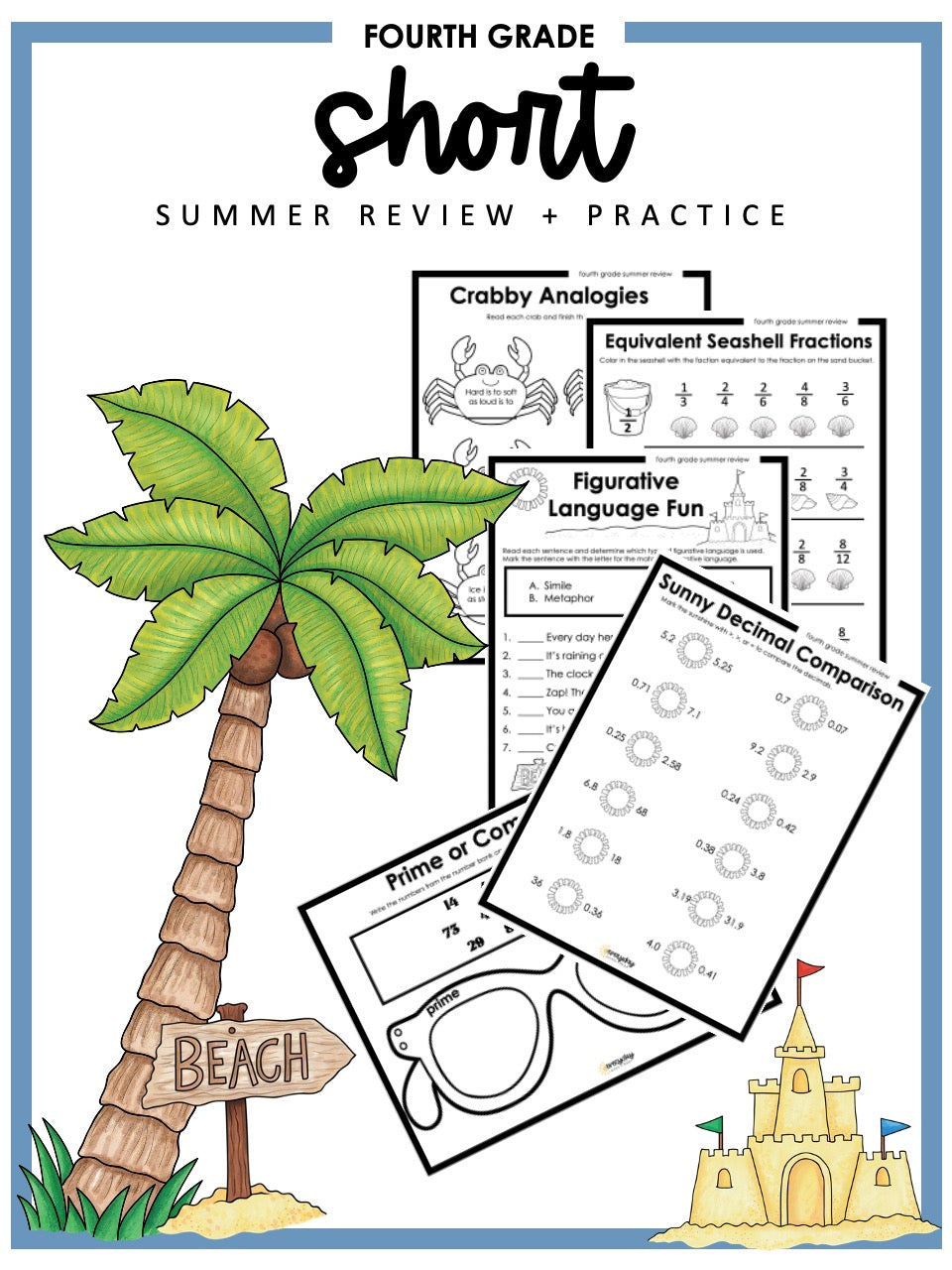 SHORT Summer Review - Fourth Grade