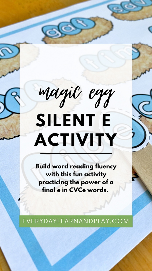 Magic Egg - Silent E Activity