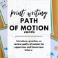 Path of Motion Cards