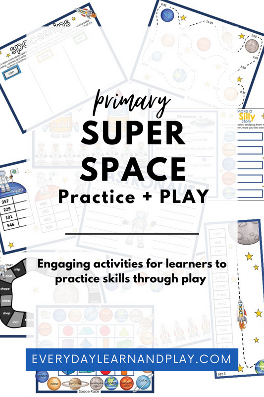 Super Space Primary Practice + PLAY