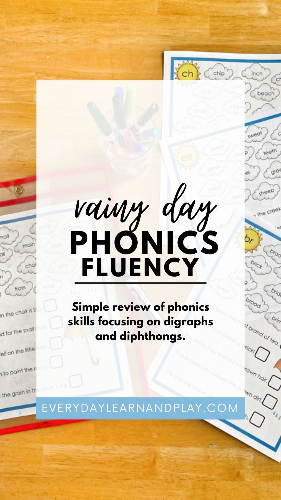 Rainy Day Phonics Fluency