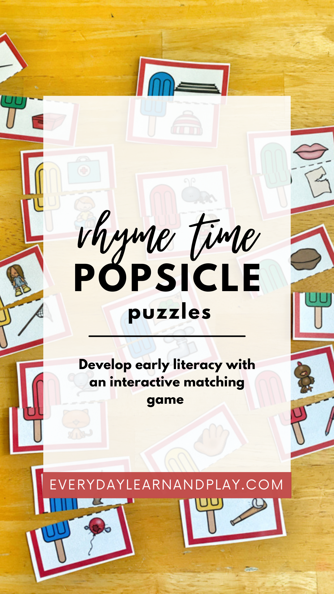 Rhyme Time Popsicle Puzzles