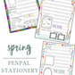 Friendly Letter Stationery - Spring