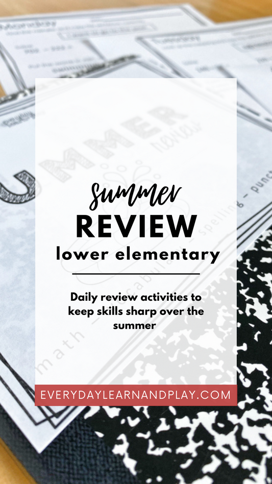 Summer Review Lower Elementary