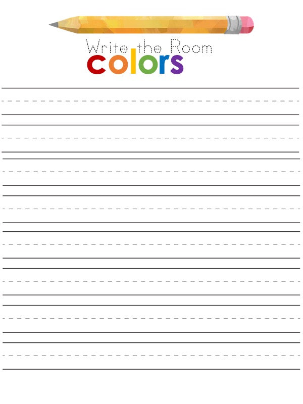 Write the Room: Colors